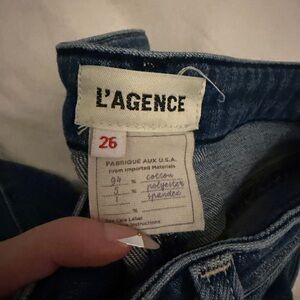 L'AGENCE Classic Blue Denim Pants